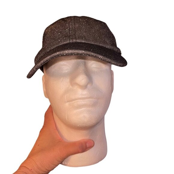 C C Womens Hats One Size Gray Metallic Extremely Comfy Fit Ponytail - Picture 3 of 9